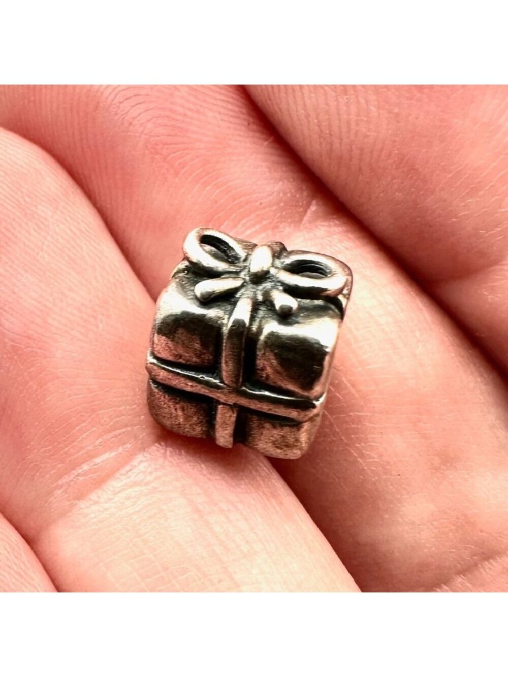 Pandora Present Gift Box Charm 925 ALE Sterling Silver Birthday Holiday